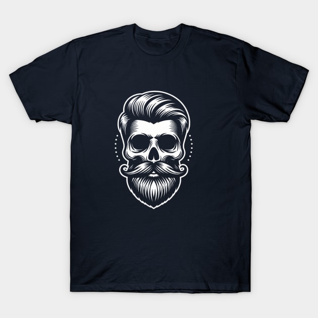 Barber skull T-Shirt by EKLZR